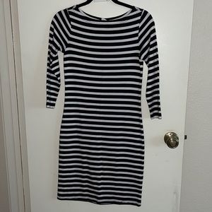 Black and White Striped XS Gap Dress